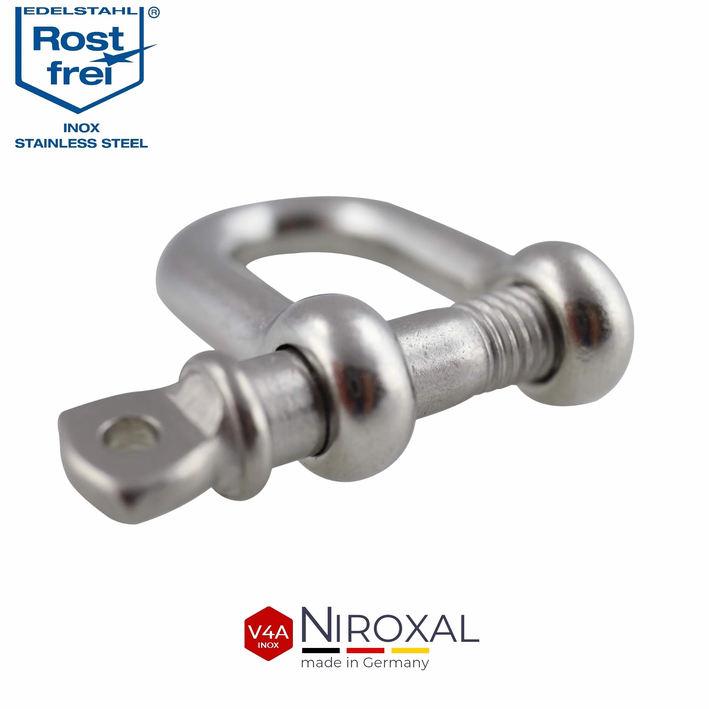 Szekla okrągła 8 mm stal szlachetna V4A 3000 kg obciążenie niszczące 8 x 28 mm