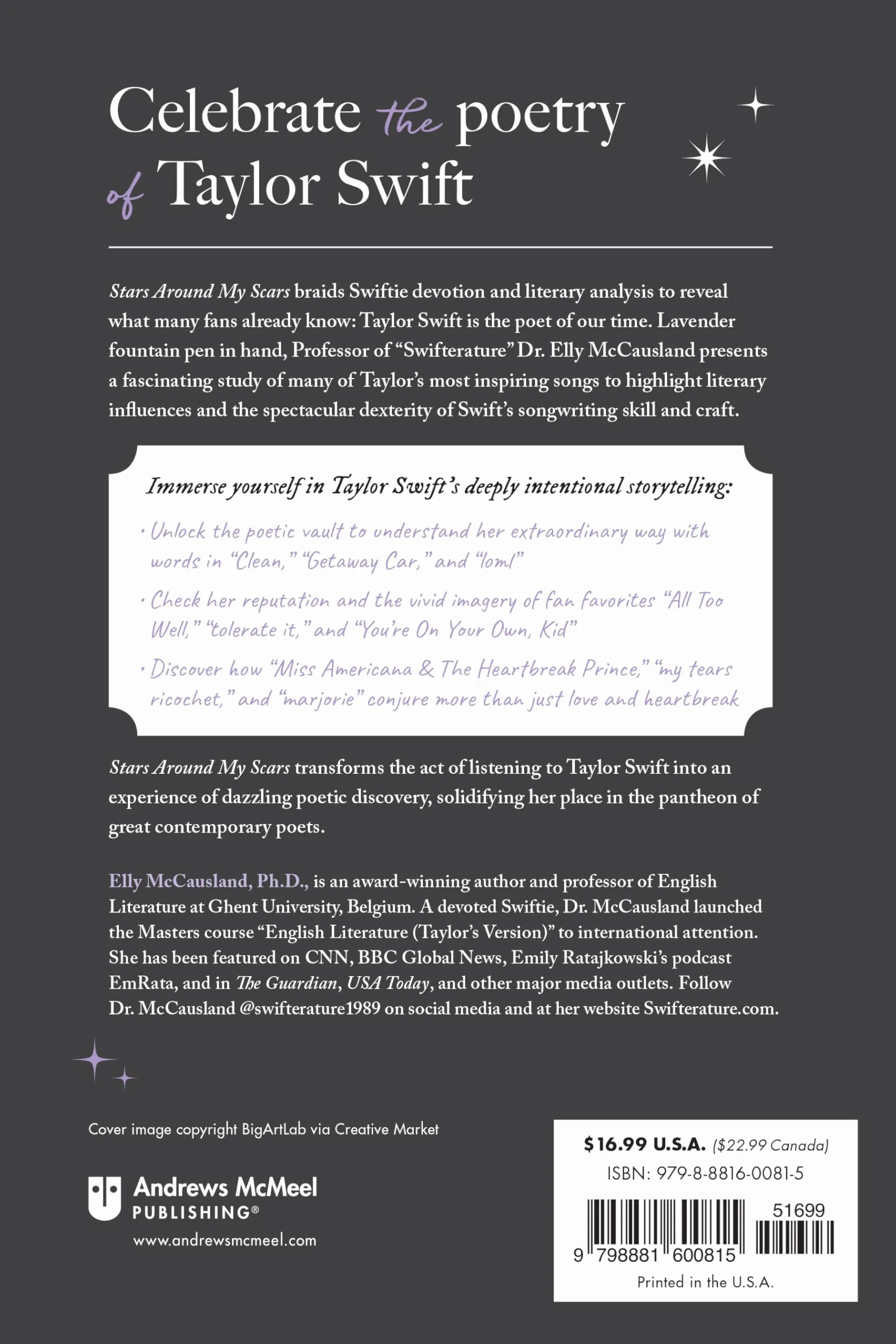 Stars Around My Scars: The Annotated Poetry of Taylor Swift