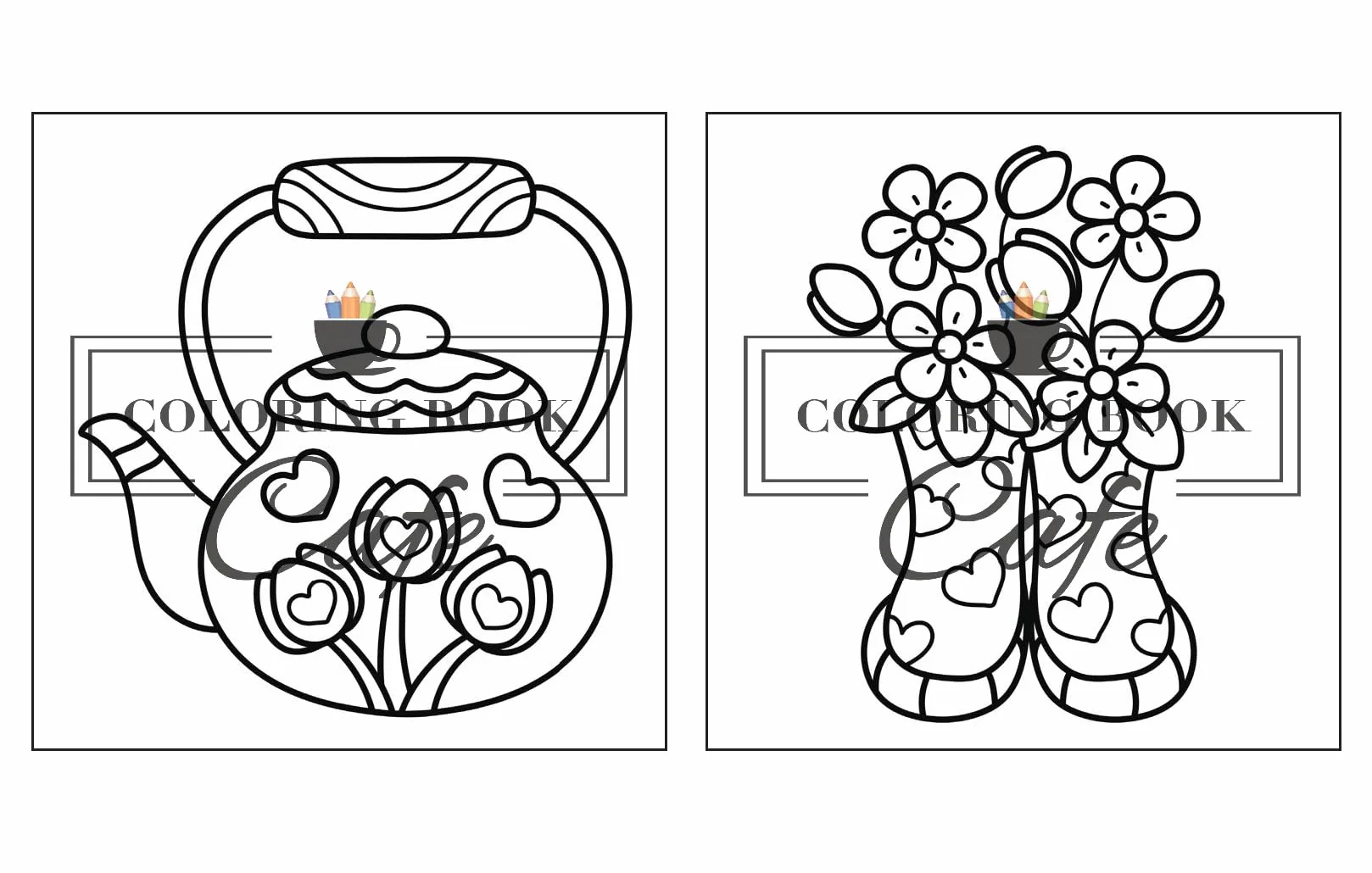 Cozy Love: Cute and Cozy Coloring Book for Adults & Teens with Easy and Bold Hygge-Inspired Designs