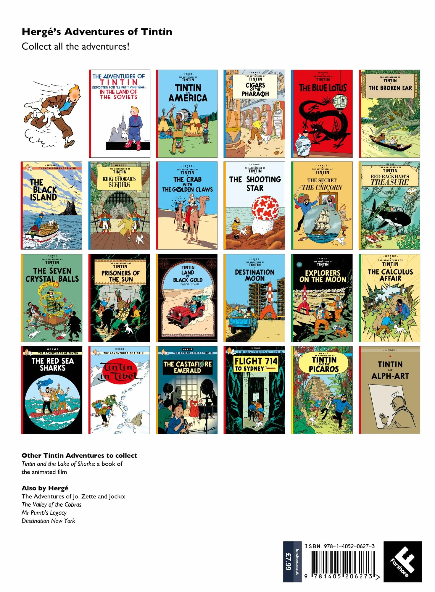 The Adventures of Tintin: Destination Moon Classic Children's Illustrated Mystery Adventure