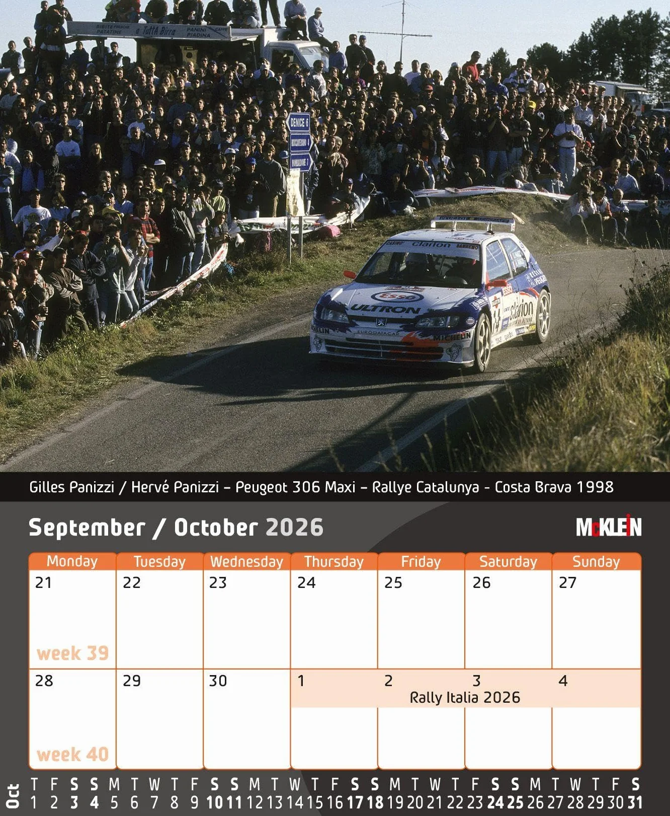 2026 Desktop Rally Calendar