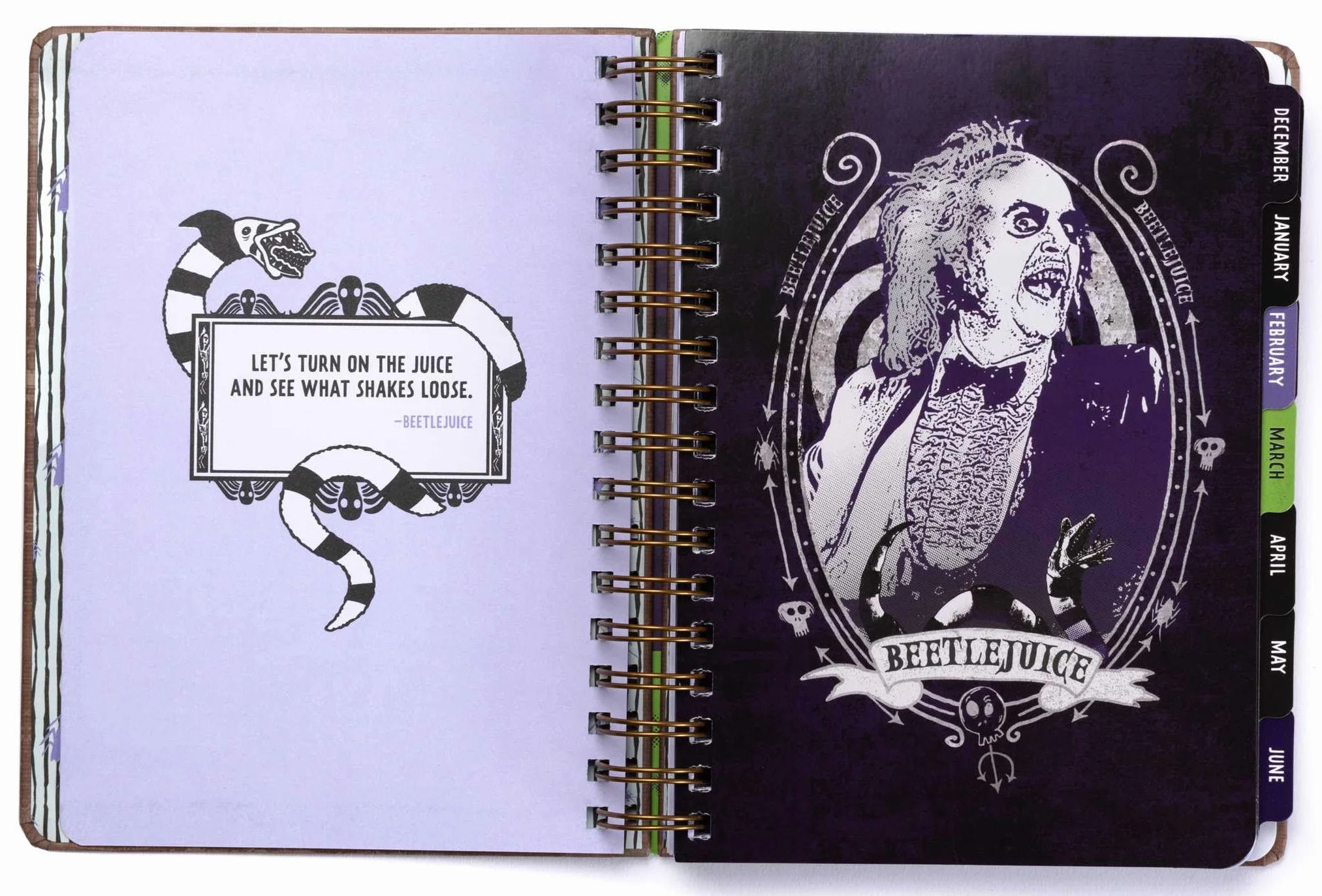 Beetlejuice 13-Month Weekly Planner 2025
