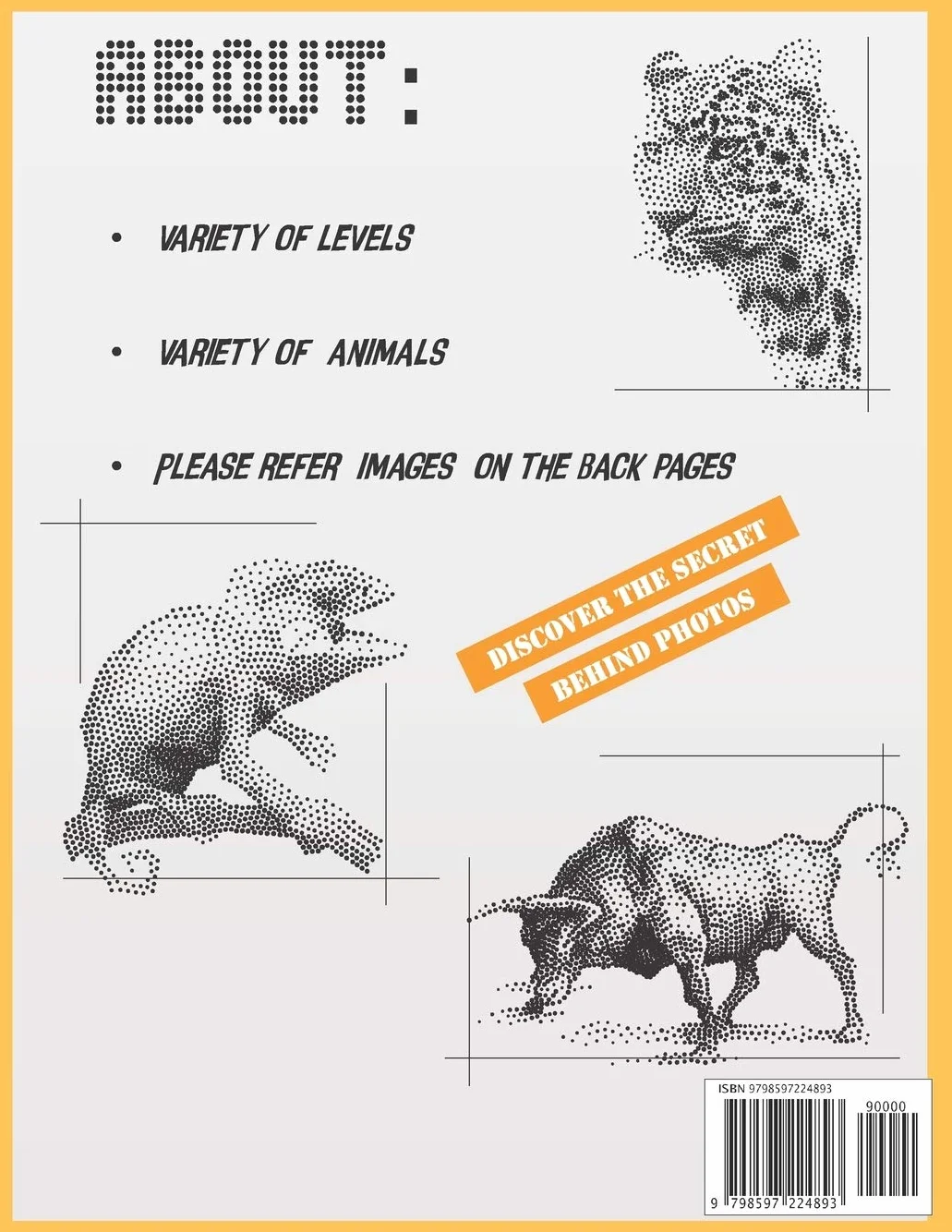 One Color DOTS: Animals Coloring Book for Adults - Stress Relief & Relaxation
