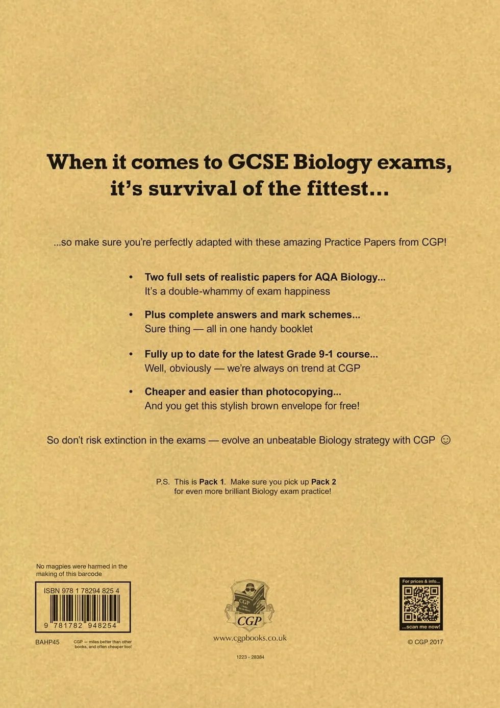 GCSE Biology AQA Practice Papers: Higher Pack 1