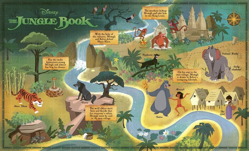 The Disney Book of Maps: A Guide to the Magical Worlds of Disney and Pixar