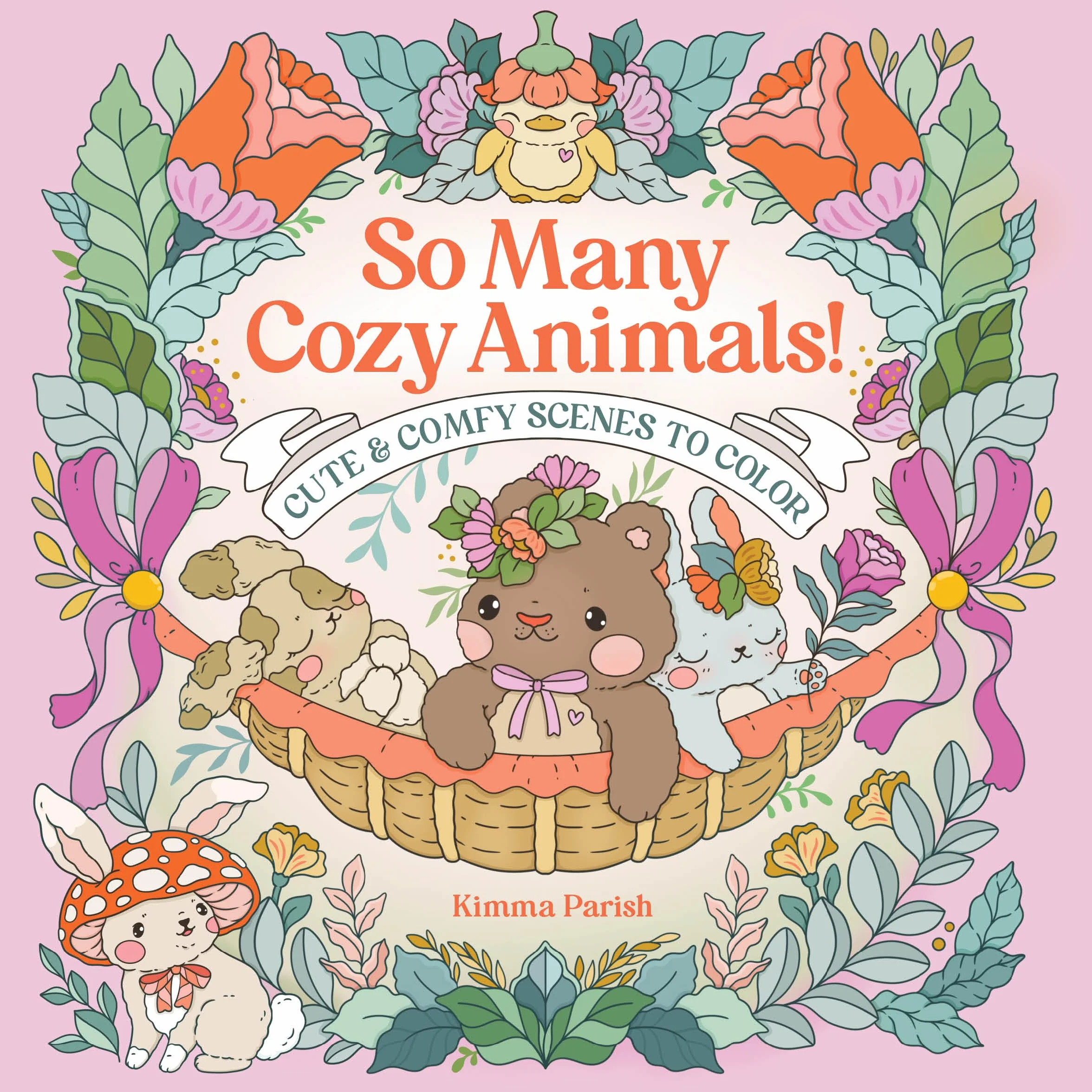 So Many Cozy Animals!: Cute & Comfy Scenes to Color