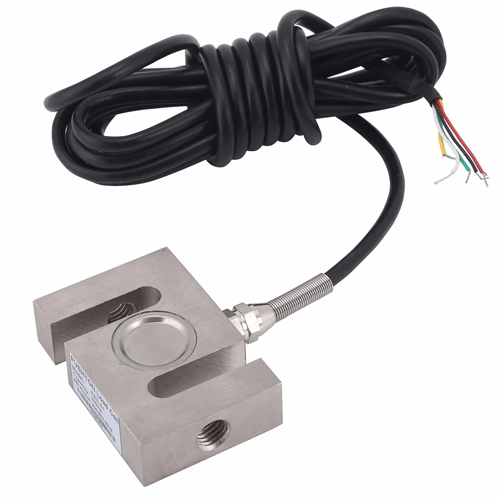 Load Cell Sensor 300kg S-Type Beam High-Precision Portable for Hopper Weight Tension Weighing