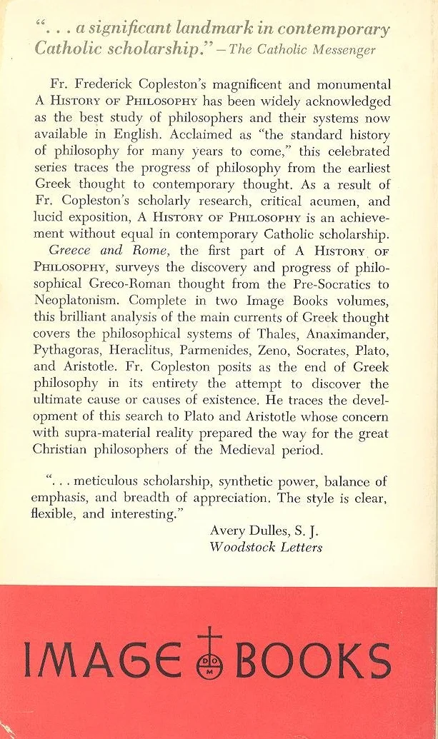 History of Philosophy, Volume 1, Part 1: v.1
