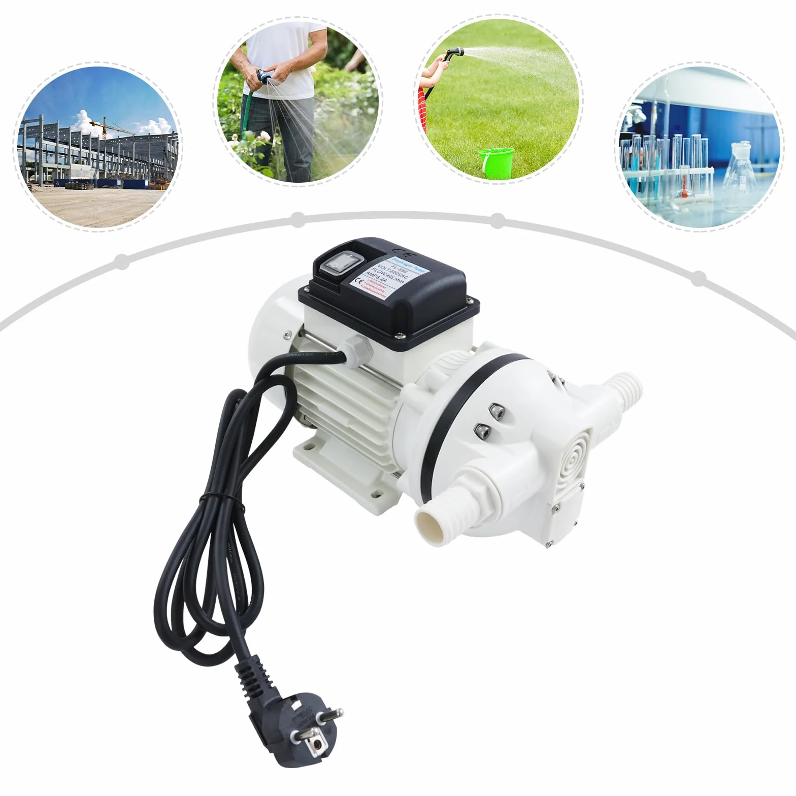 Pompa wodna membranowa 230 V 0,4 kW samozasysająca 34 l/min