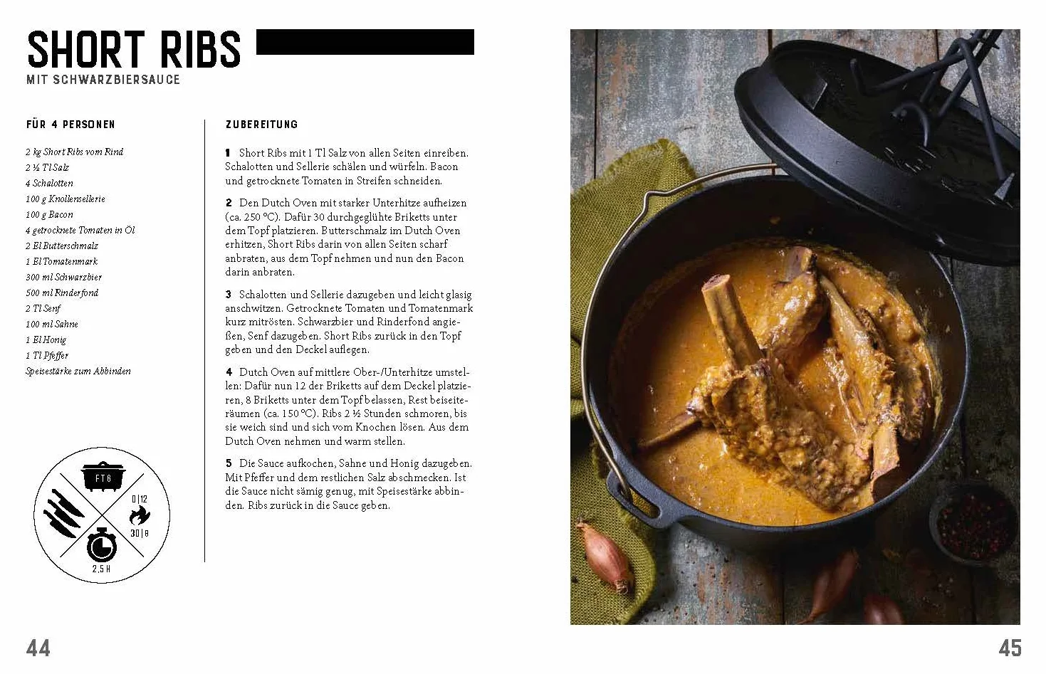 Sauerländer BBCrew Dutch Oven Kochbuch: Rezeptbuch mit Rezepteb, Tipps und heißen Kohlen I BBQ Grillen Outdoor Camping Feuertopf