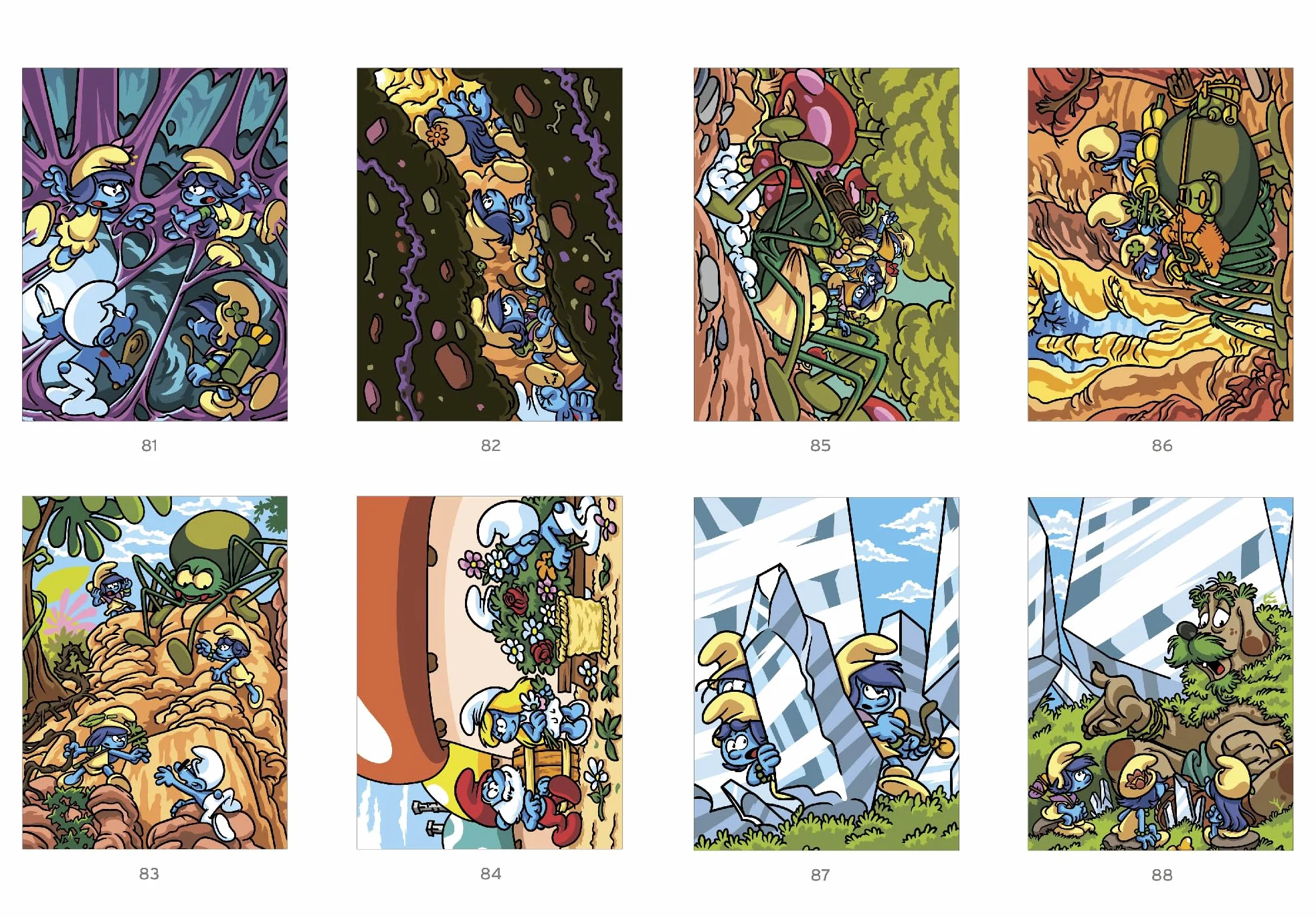 Coloriages mystères Schtroumpfs Tome 2