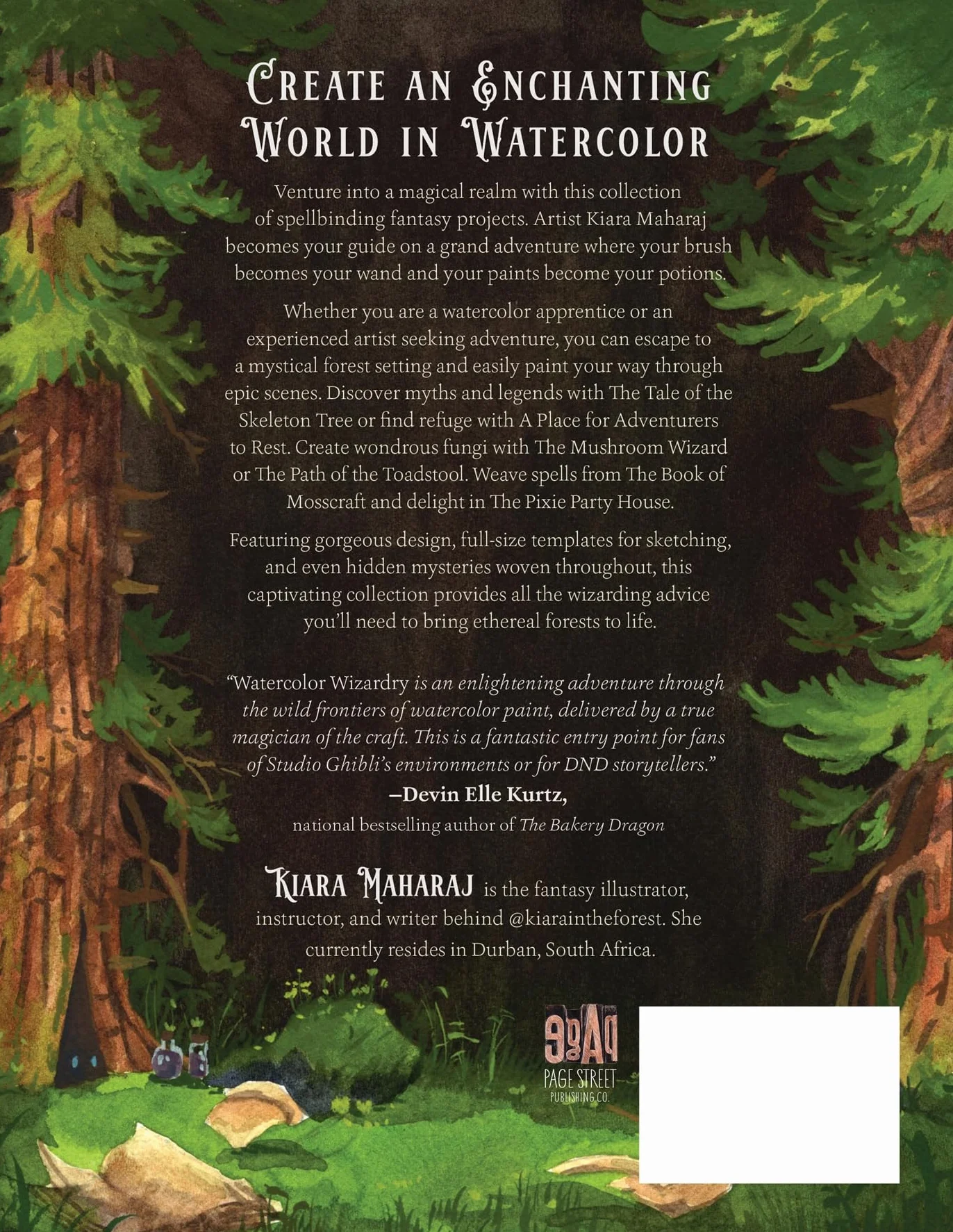 Watercolor Wizardry: Paint Your Own Fantasy Forest Dimension with 25 Step-By-Step Tutorials
