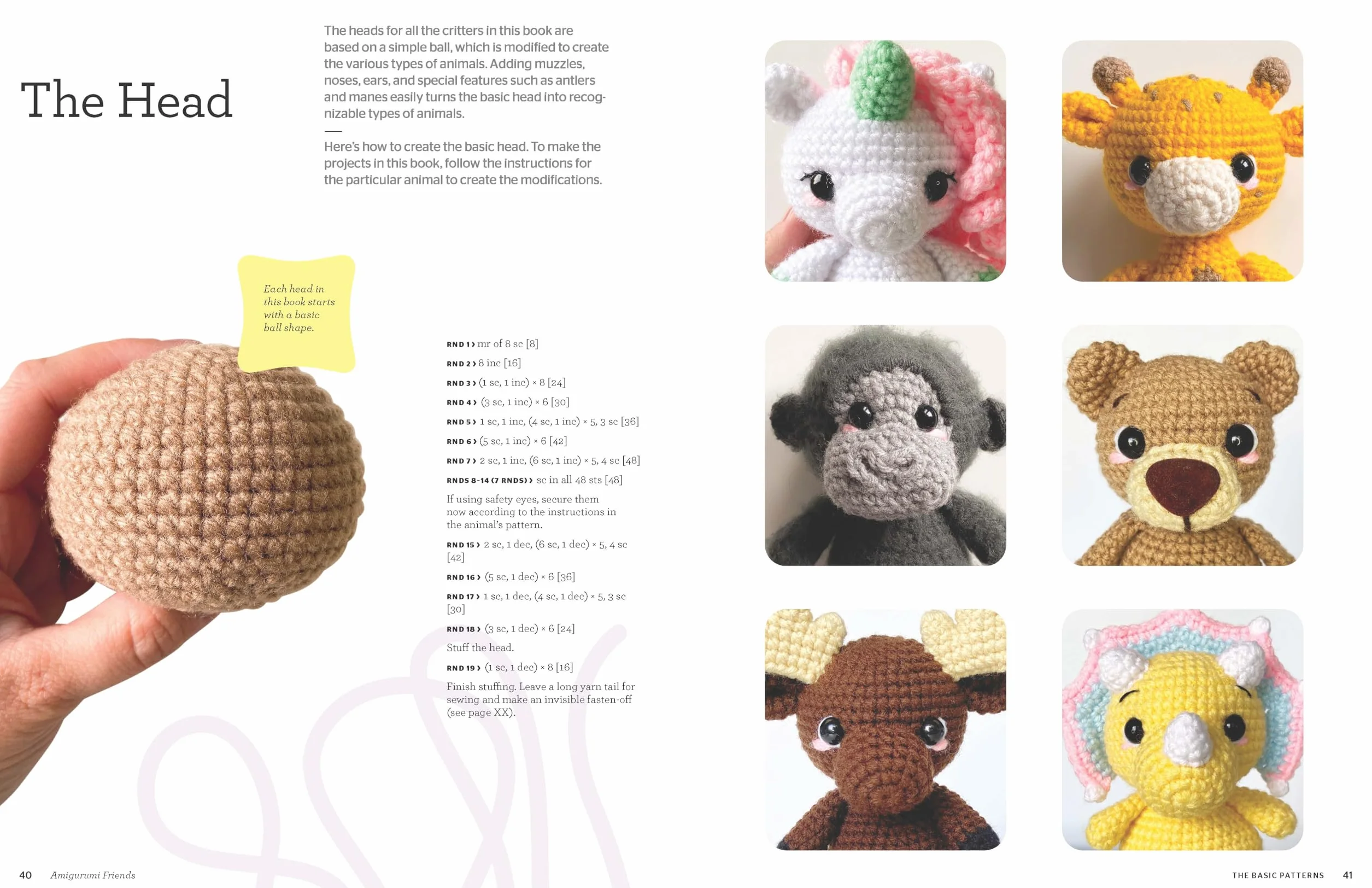 Amigurumi Friends: 20 Easy Patterns to Create 100+ Adorable Custom Crochet Critters - Explore Infinite Possibilities with Shapes, Colors, Details, and Yarns