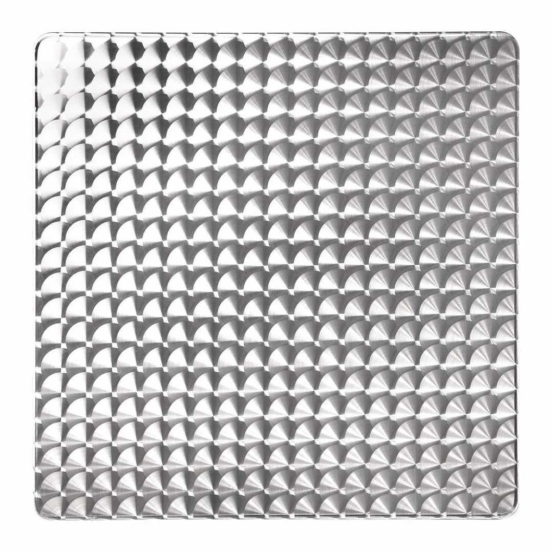 Bolero U505 stół do układania w stos stal nierdzewna kwadratowy 700 mm x 700 mm
