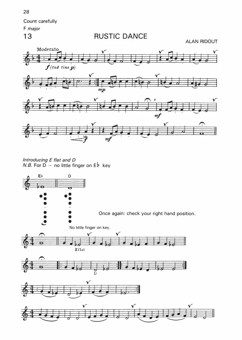 Flute Book for Beginners Part 1