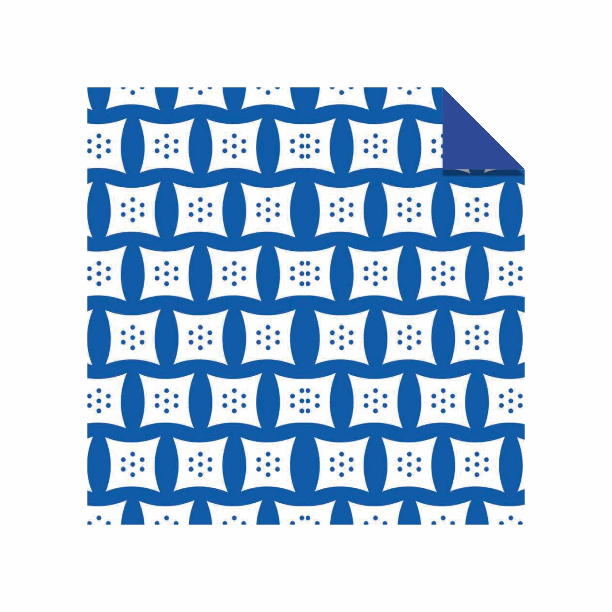 Origami Paper 200 Sheets 6" (15 cm) Double Sided Blue White Patterns 12 Designs