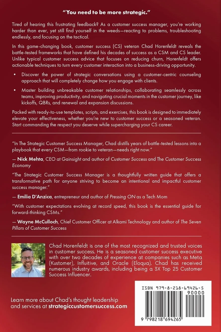The Strategic Customer Success Manager: A Blueprint for Elevating Your Impact and Advancing Your Career