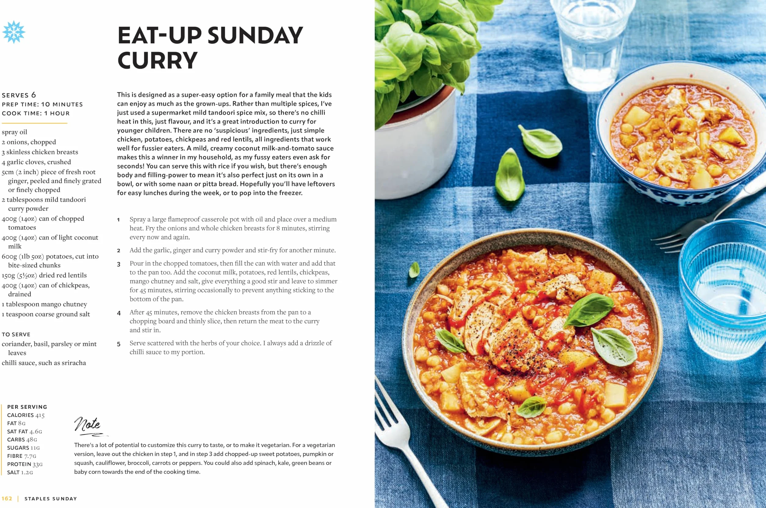 The Slimming Foodie Easy Meals Every Day: Healthy Dinners for the Whole Family