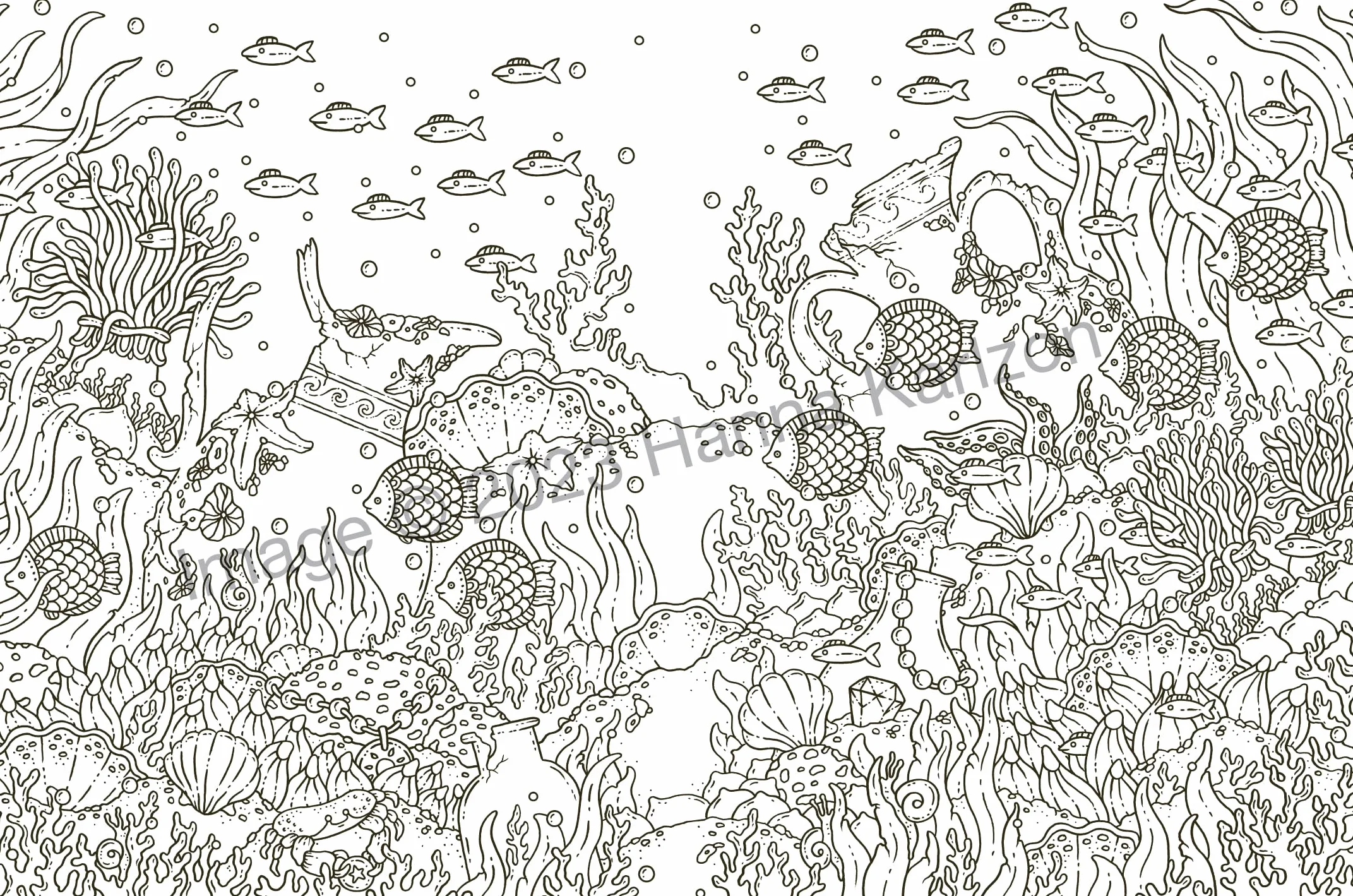 Tales from Atlantis: Coloring Book