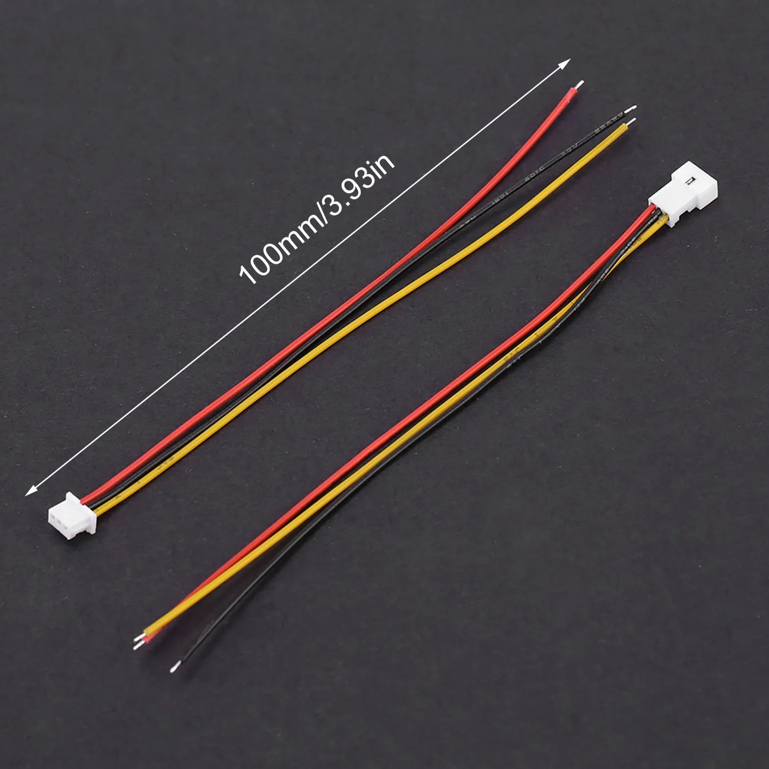 Kabel łączący Micro JST 1.25mm 3 pin męski/żeński z przewodami