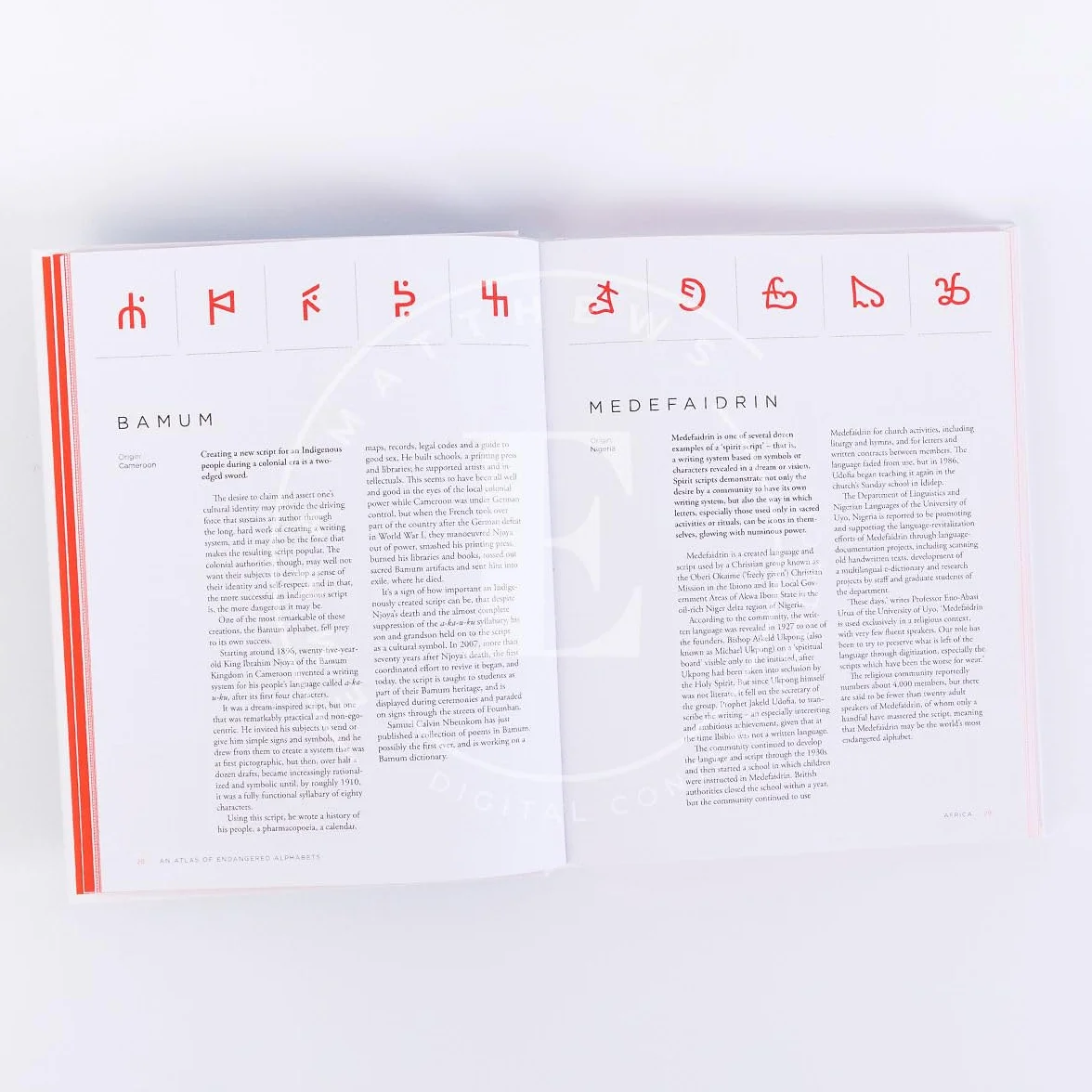 An Atlas of Endangered Alphabets: Writing Systems on the Verge of Vanishing