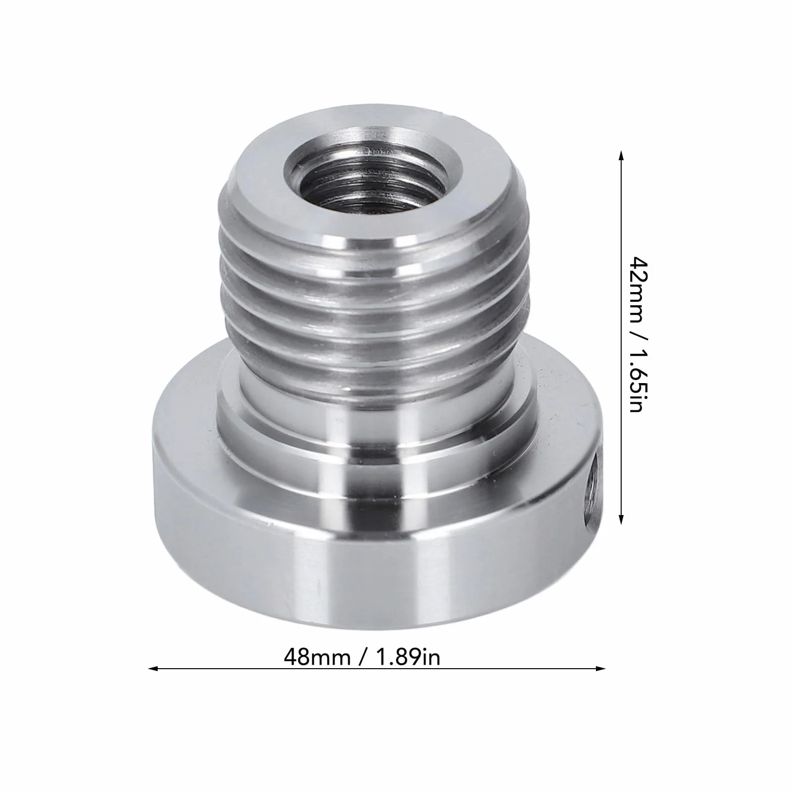 Adapter wrzeciona tokarki, gwint zewnętrzny 33 mm, gwint wewnętrzny 18 mm, adapter do wkładki, obróbka drewna