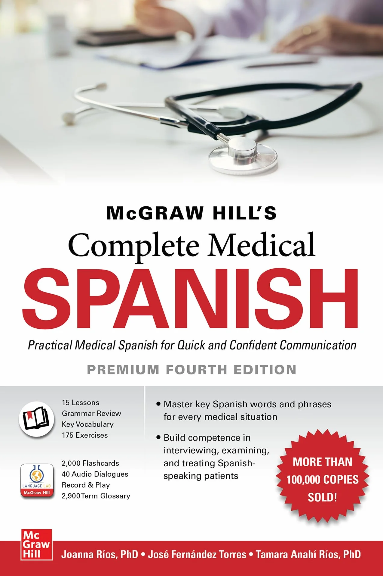 McGraw Hill's Complete Medical Spanish, Premium Fourth Edition