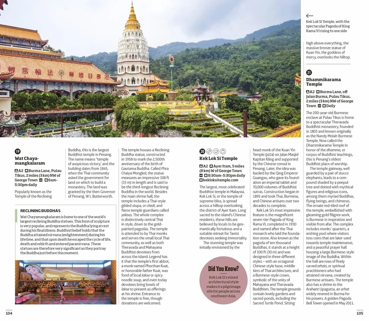 DK Malaysia & Singapore Must-See Sights Culture History Detailed Maps Tours Kuala Lumpur Penang
