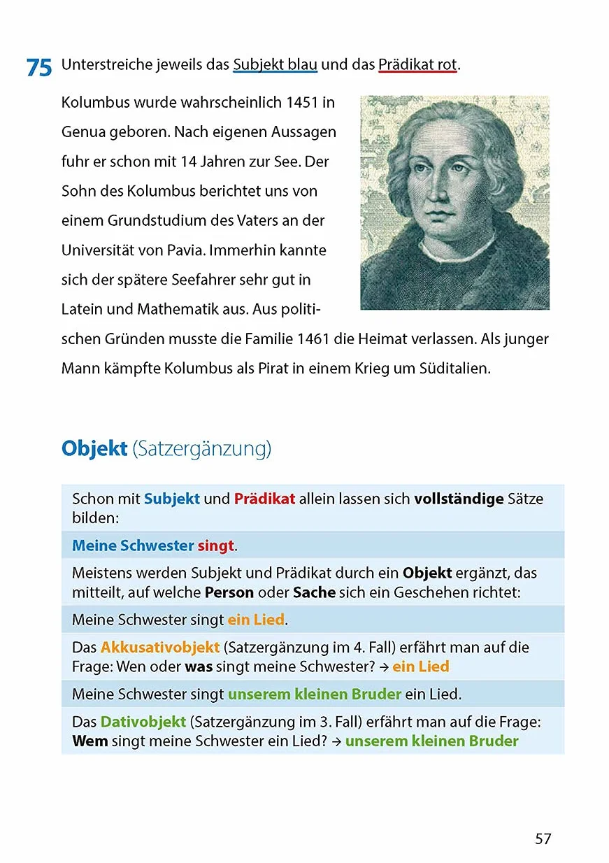 Grammatik 5.-7. Klasse: Wortarten und Satzglieder Übungsprogramm mit Lösungen
