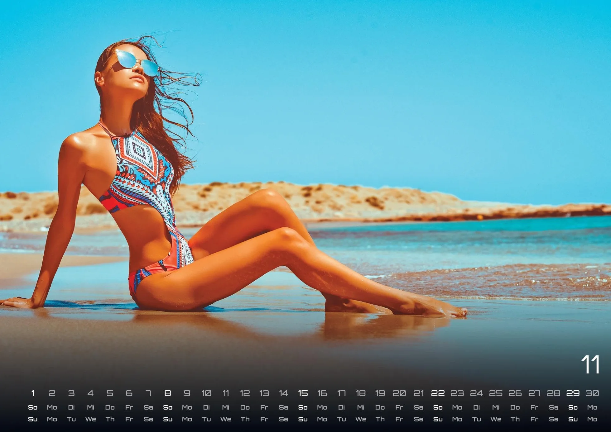BIKINI GIRLS - Sexy Babes - 2026 - Kalender DIN A2: Der Wandkalender für alle Liebhaber der Bikini-Girls für das Jahr 2026 im extragroßen Format DIN A2 (ca. 60 x 42 cm)!