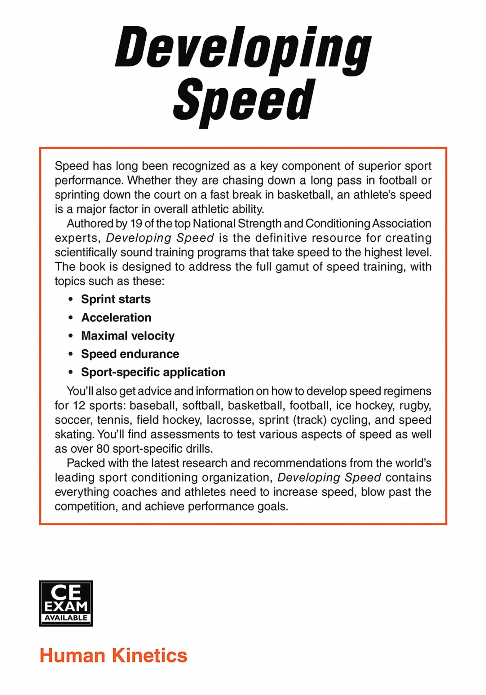 Developing Speed