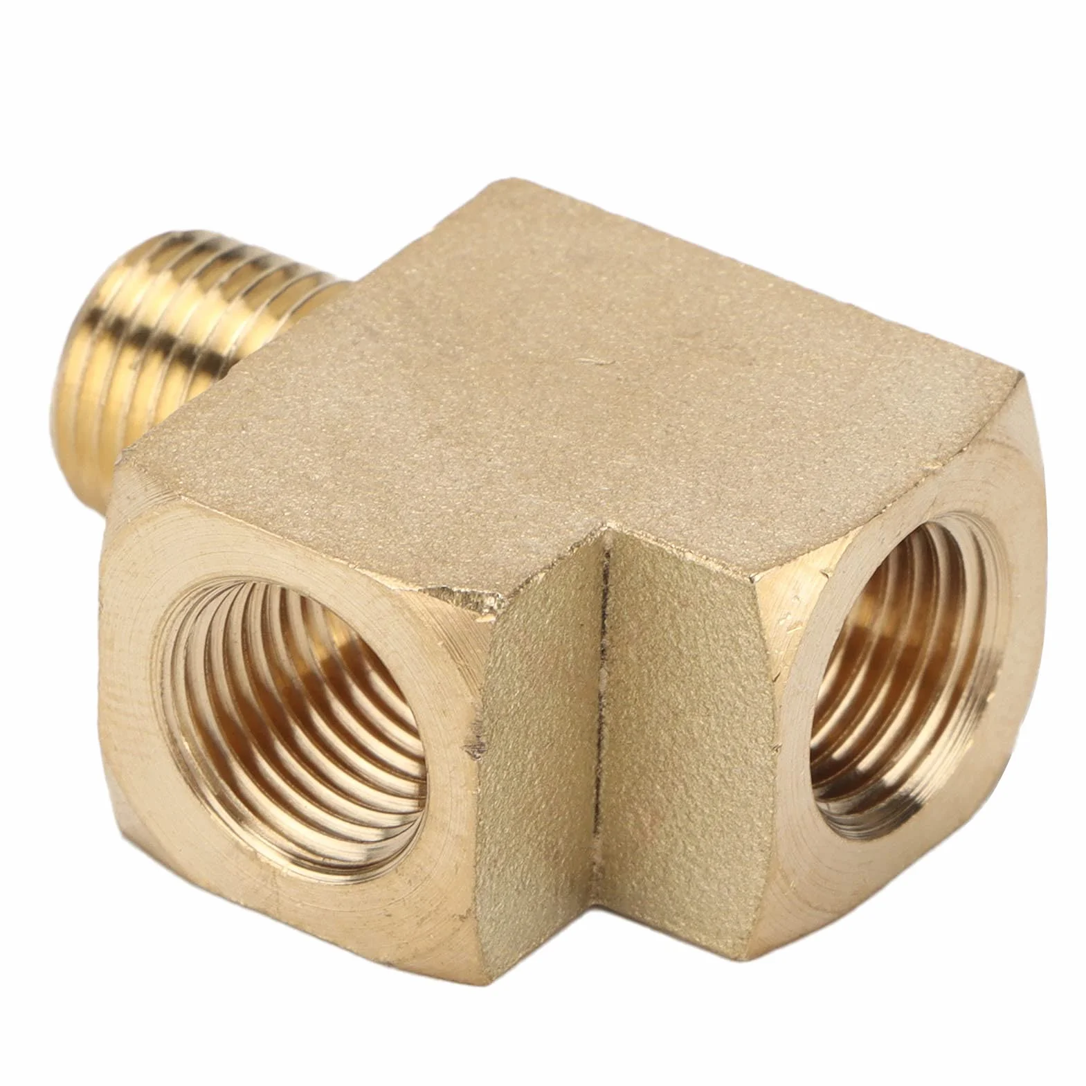 Trójnik Mosiężny 1/8 Cala NPT 1000 PSI Malex