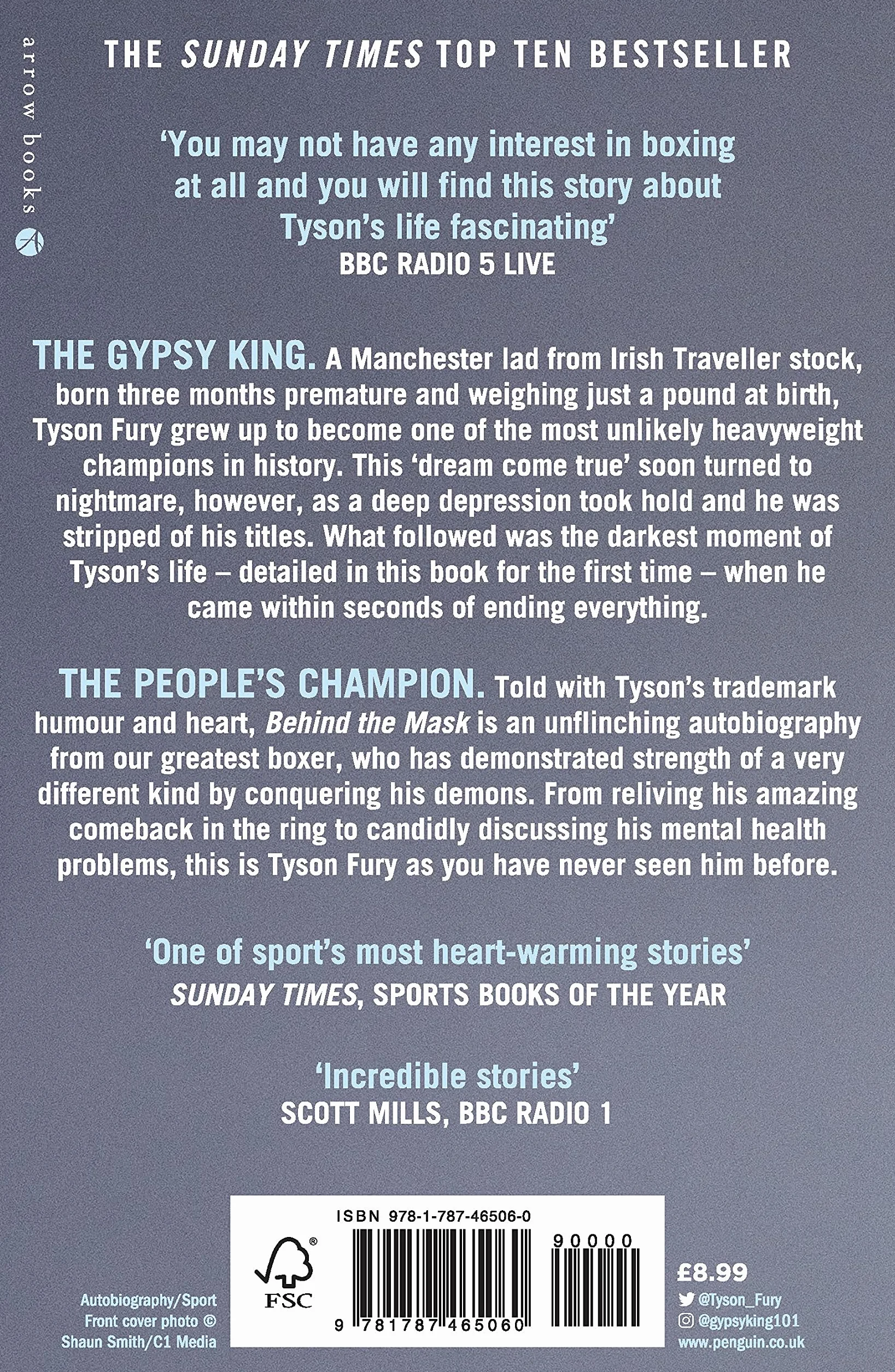 Behind the Mask: My Autobiography - Winner of the Telegraph Sports Book of the Year