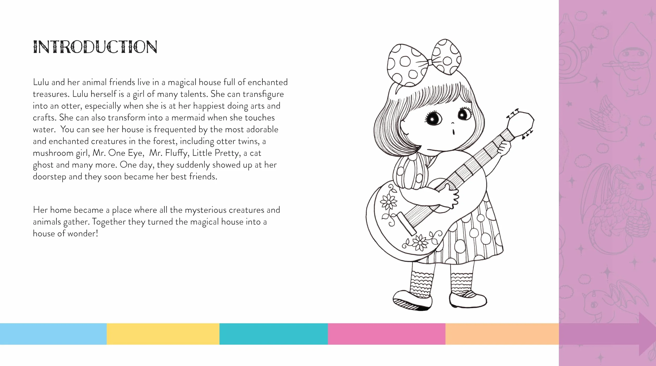 Lulu's House of Wonder Coloring Book: Step Inside & Color Fantastical Creatures & Cozy Scenes