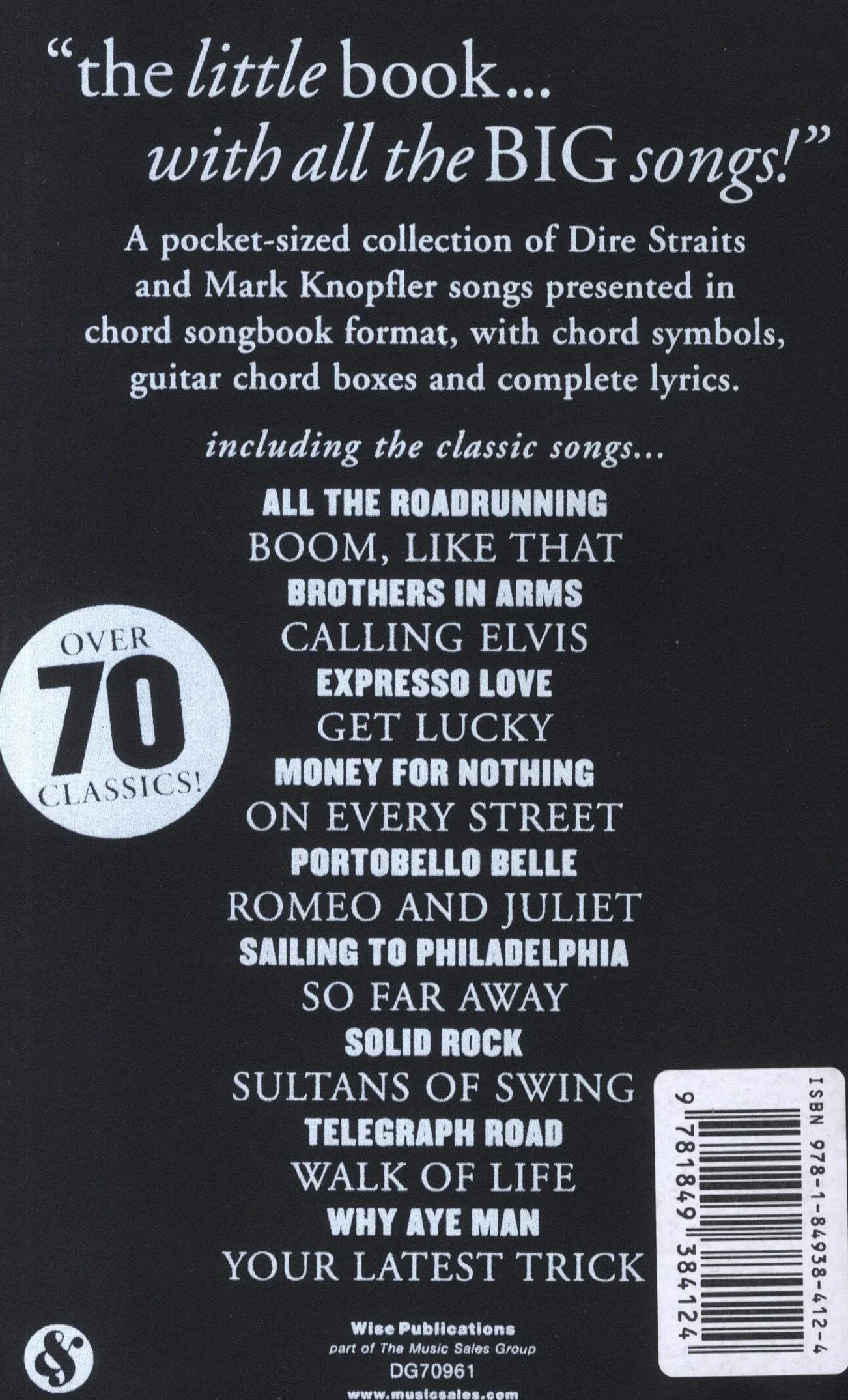 Dire Straits M.Knopfler The Little Black Songbook