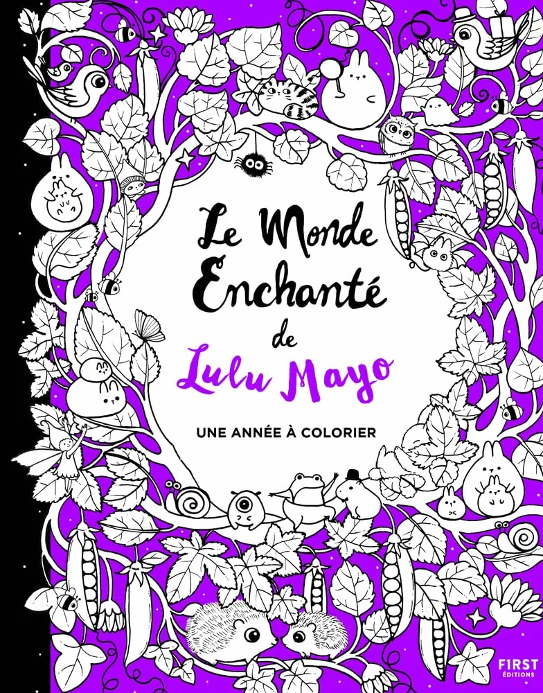 Le monde enchanté de Lulu Mayo: Une année à colorier