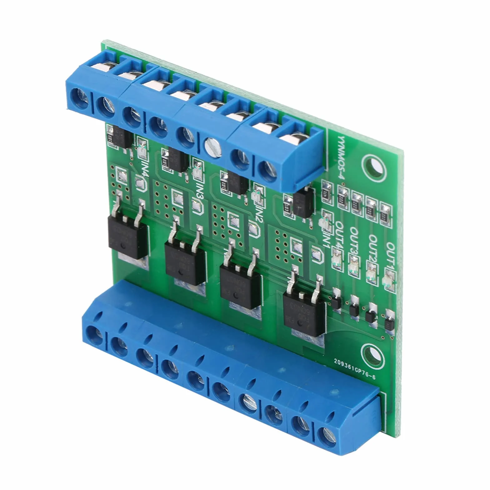 Płyta Mosfet PWM 4 Kanałowy Obwód Wzmacniacza PLC 3-20V do 3.7-27VDC 10A moduł Sterownika moduł MOS FET