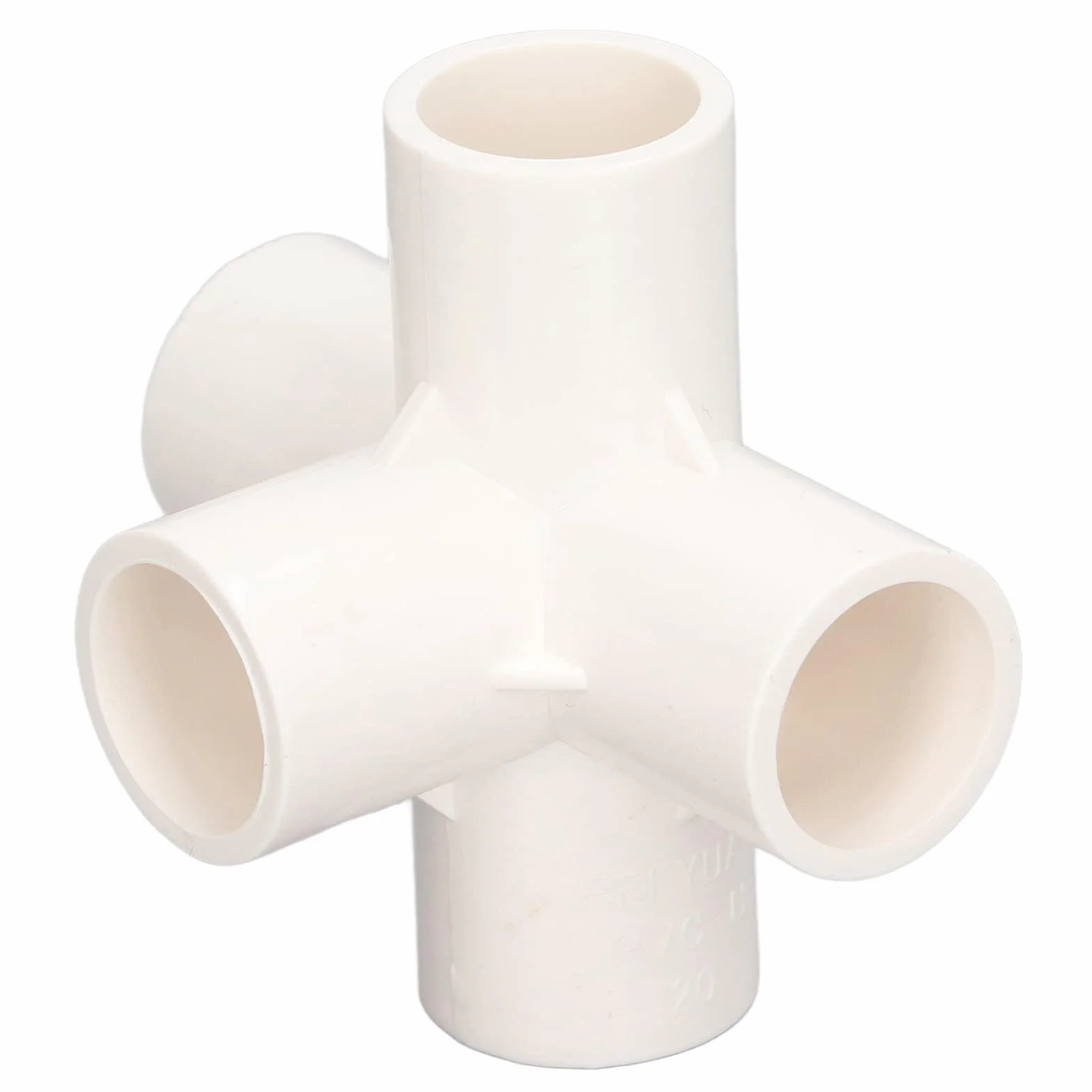 Złącze Rurowe 5-kierunkowe PCV 25 mm Biały 10 szt.