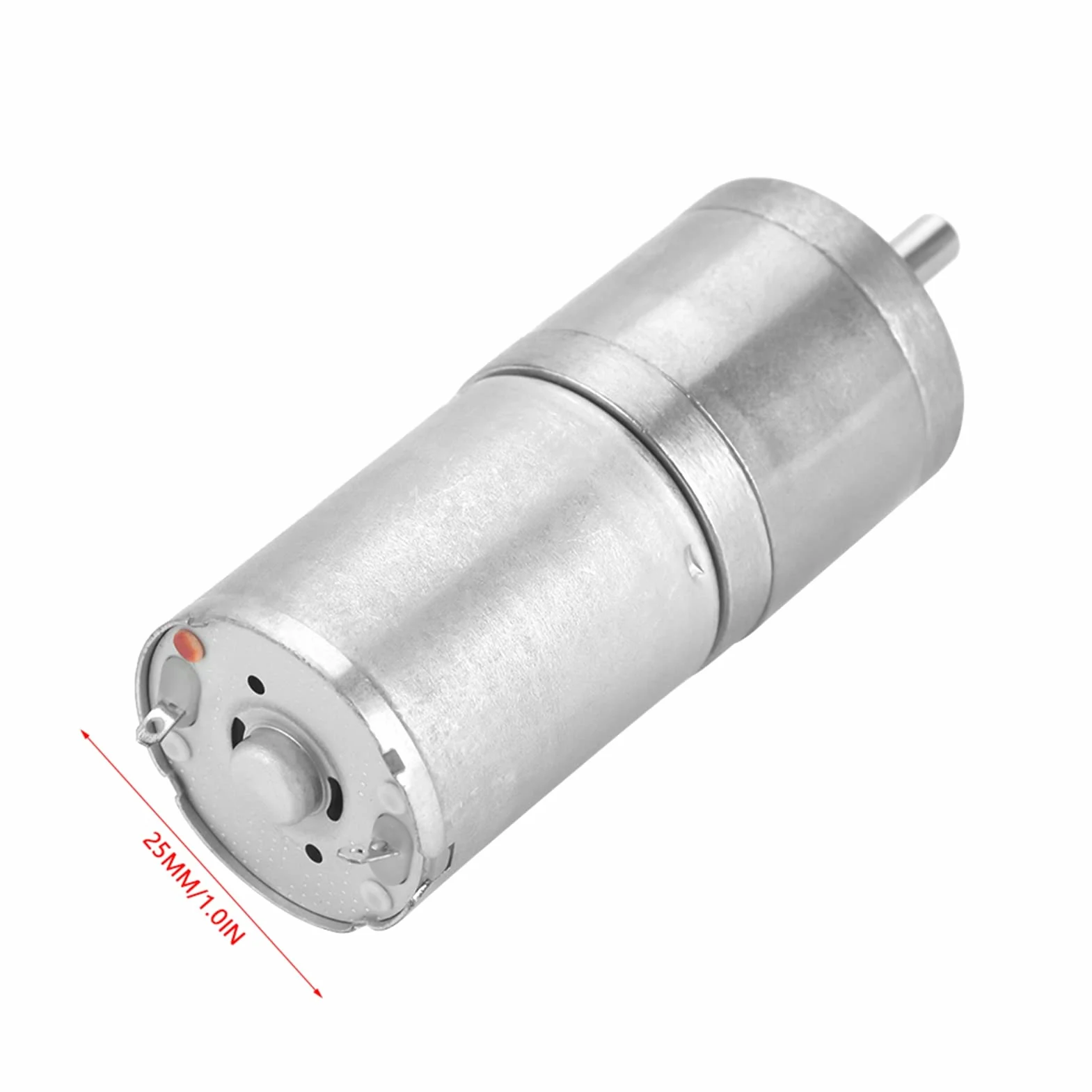 DC Getriebemotor, 25mm DC 12V 25GA-370 Low Speed Metall Getriebemotor für elektronische Sperre(12V 1000RPM)