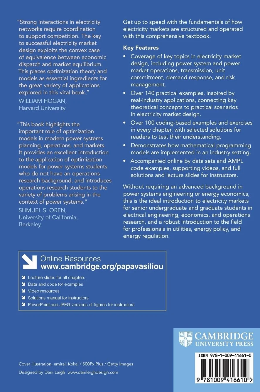 Optimization Models in Electricity Markets