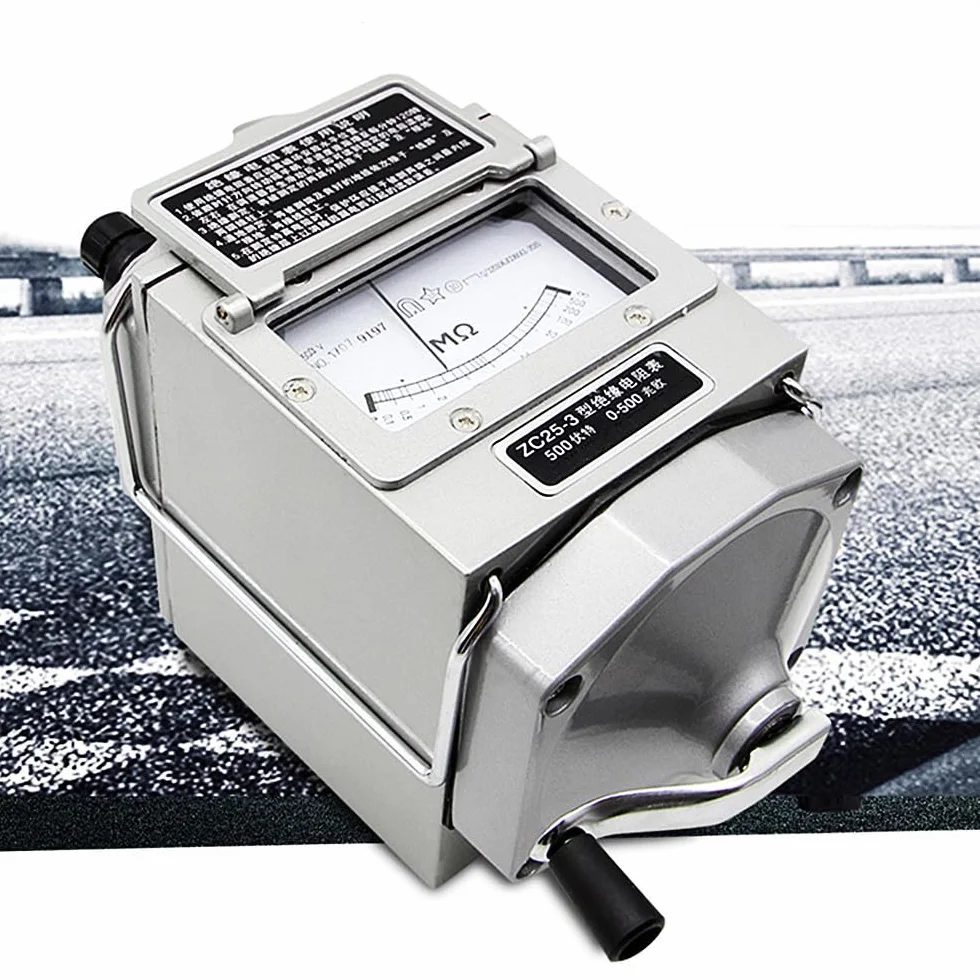 ZC25-3 ZC25-4 ZC11D-10 Insulation Resistance Tester 500V 1000V 2500V Megohmmeter