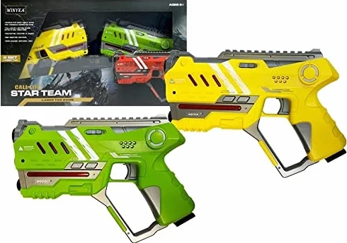 Zestaw Pistoletów Laser Tag 4 Druzyny 2 Kolory