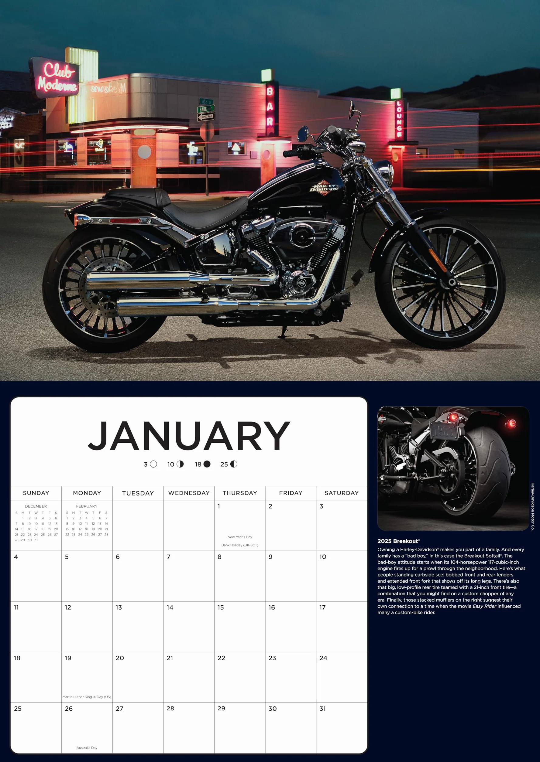 Harley-Davidson 2026 17x12: 16-Month Calendar--September 2025 through December 2026