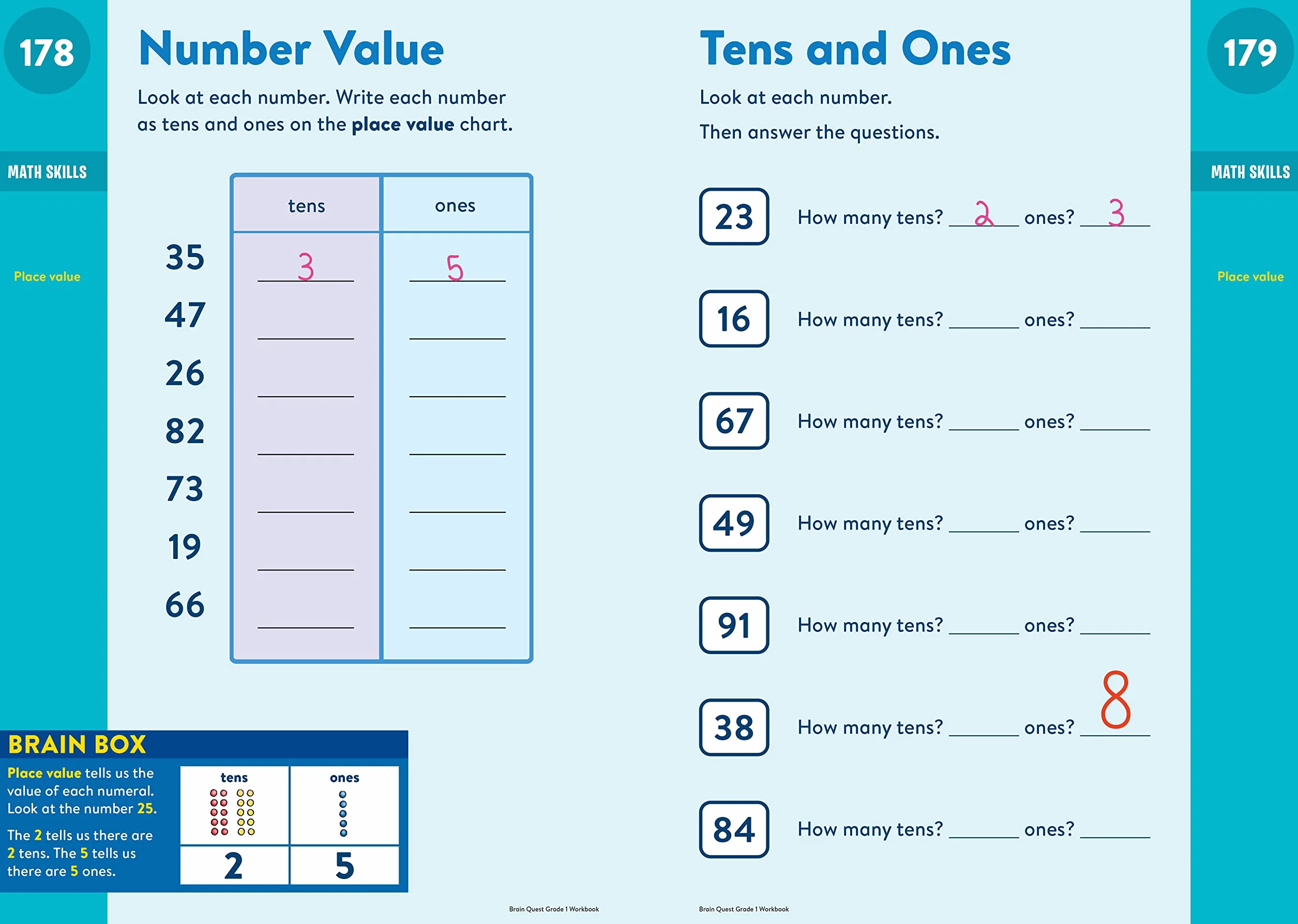 Brain Quest Workbook: 1st Grade Revised Edition