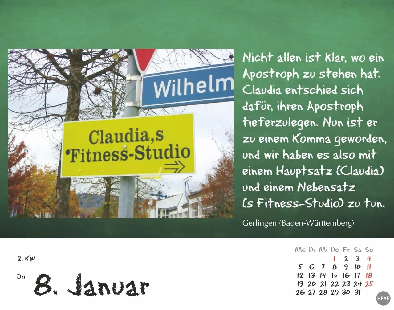 Bastian Sick Tagesabreißkalender 2026: Jeden letzten Dienstag im Montag - Witziger Sprachkalender mit Sprachverdrehern
