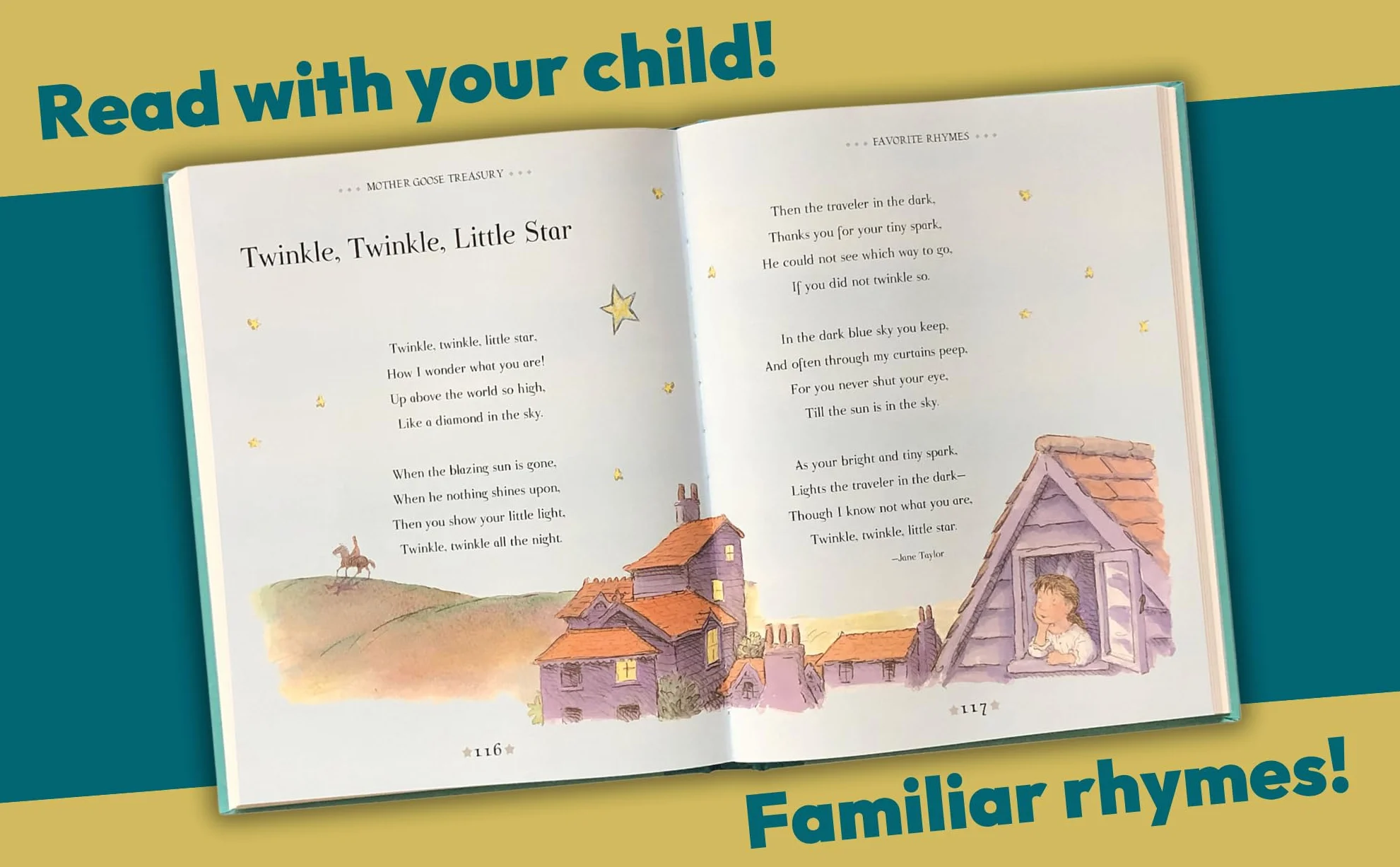 Mother Goose Treasury: A Beautiful Collection of Favorite Nursery Rhymes