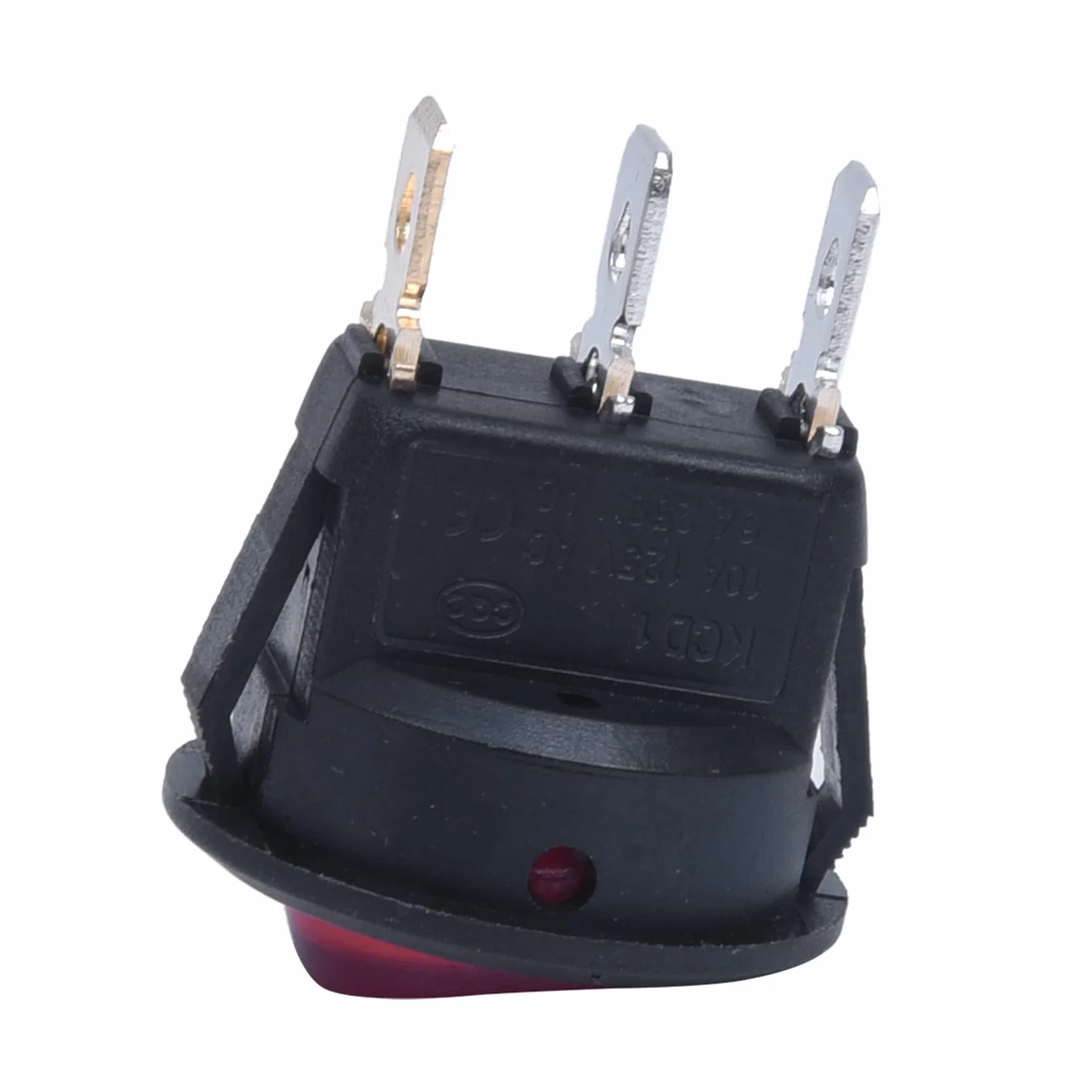 2 x przełącznik kołyskowy dwubiegunowy wł./wył. czerwony 3 220 V