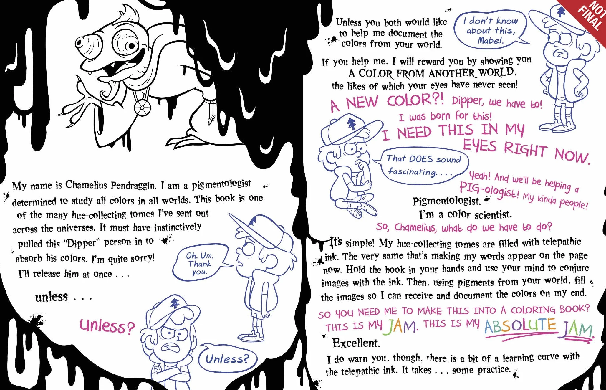 Gravity Falls: Don't Color This Book!: It's Cursed!