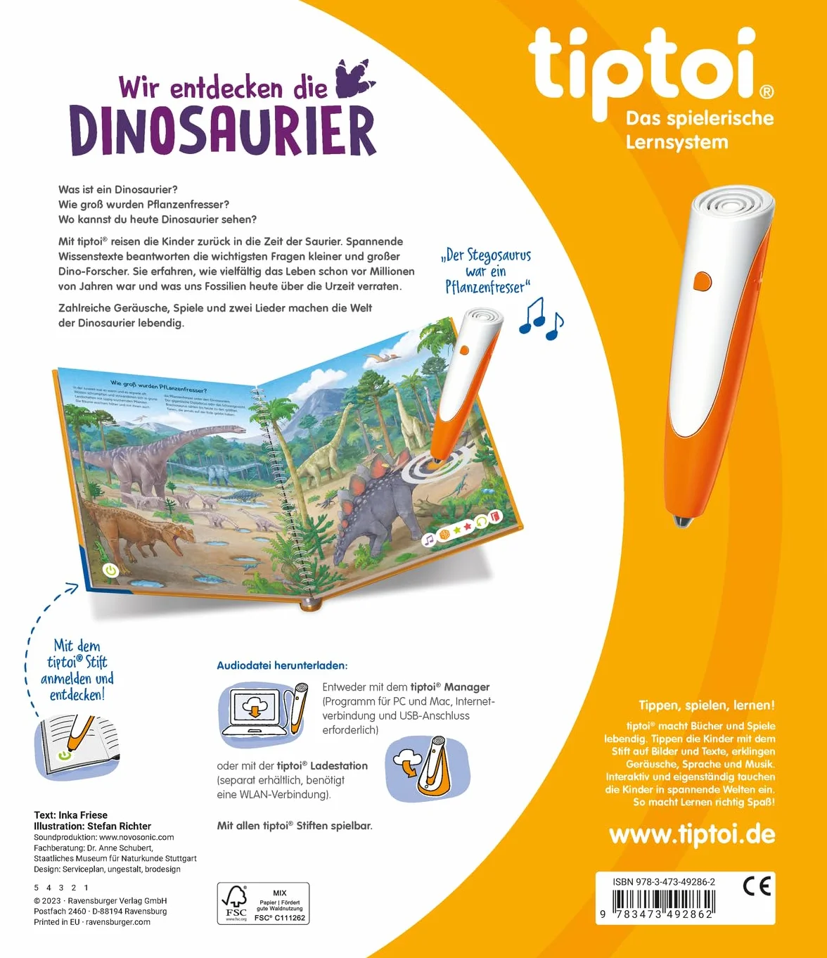 tiptoi® - Wir entdecken die Dinosaurier