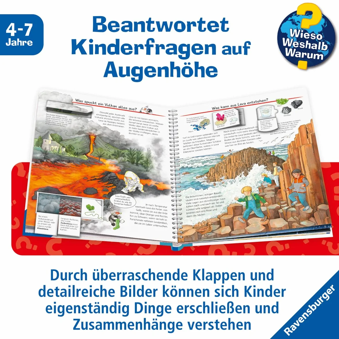 Wieso? Weshalb? Warum? Band 4 - Wir erforschen die Vulkane